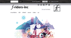 Desktop Screenshot of f-riders-inc.com