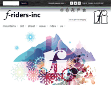 Tablet Screenshot of f-riders-inc.com